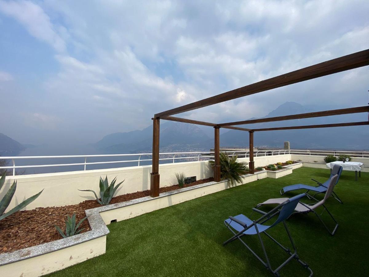 Attico With Big Terrace In Residence With Pool Вальброна Экстерьер фото